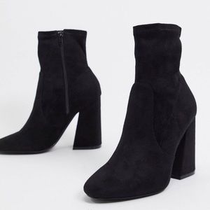 Black Sock Booties size 9